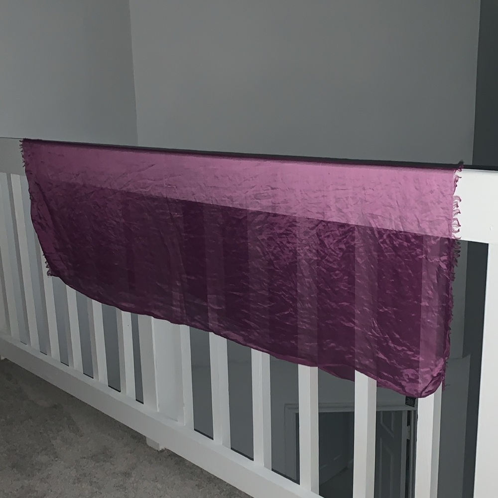 Sheer Purple / Magenta Scarf